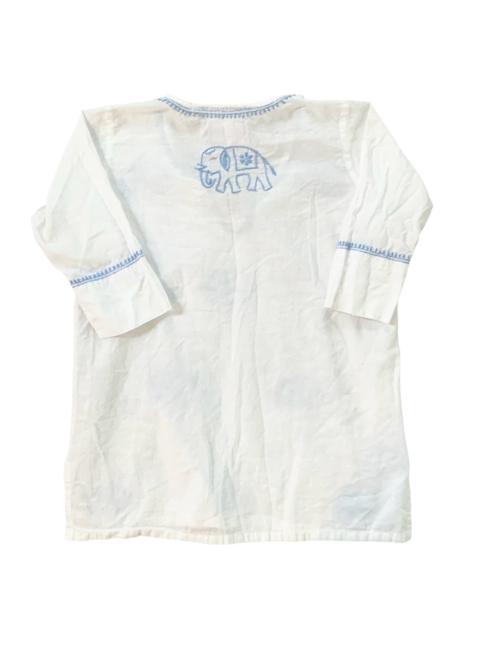 Gretchen Scott Elephant Cotton Tunic Top Resort Beach Coverup Little Girls 4/6 - Picture 4 of 5